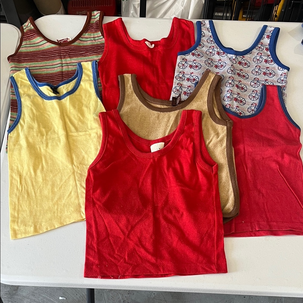 Retro kids tank tops size small bundle